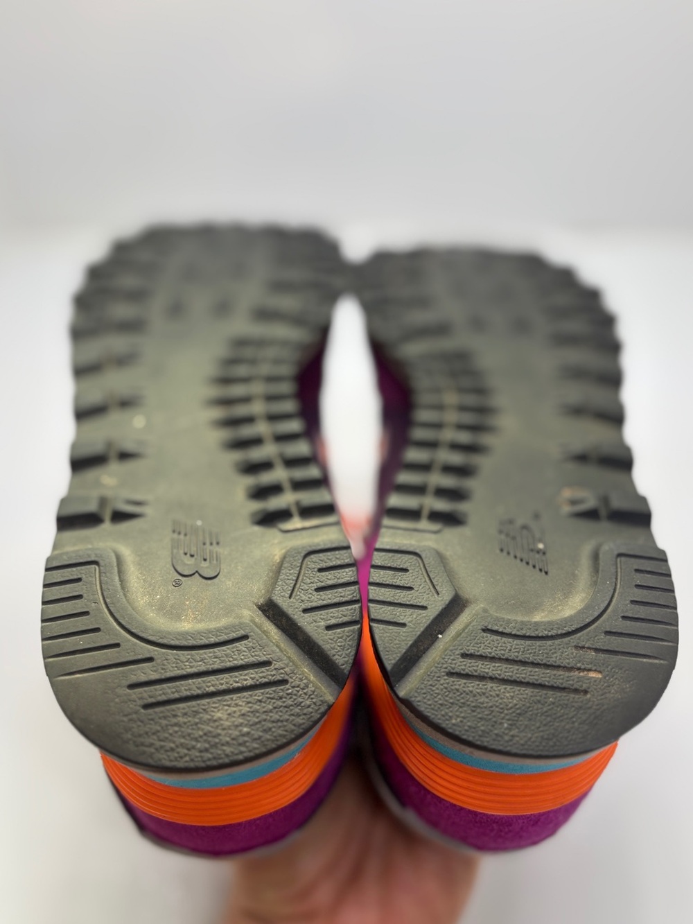 New Balance 515 Purple Orange Sneakers Women's Size 8.5 Retro Casual Running Sho - Picture 13 of 14